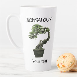 Grappige quote over bonsai voor bonsaïliefhebbers latte mok