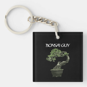 Grappige quote over bonsai voor bonsaïliefhebbers sleutelhanger