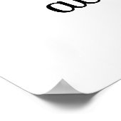 Grappige Quote over Uitstellen Poster (Hoek)