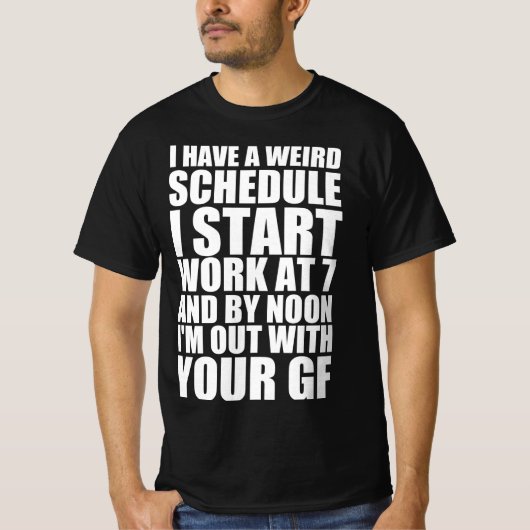 Grappige quote plannen t-shirt (Voorkant)