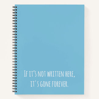 Grappige Quote Takenlijst Blauw Notitieboek