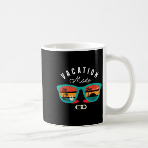 Grappige Quote Vakantie Mode op Zomerse Vintage Koffiemok