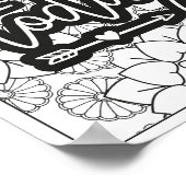 Grappige Quote Volwassen Kleuren Poster (Hoek)