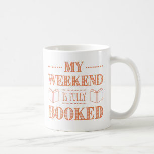 Grappige quote voor boekenliefhebbers koffiemok