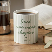 Grappige quote voor boekenliefhebbers Sage groen s