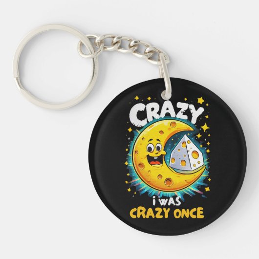 Grappige quote voor kaasliefhebbers sleutelhanger (Voorkant)