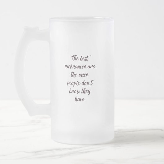 Grappige Quote Vorst Glas Mok (Links)