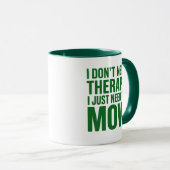 Grappige Quotes over Grasmaaien Mok Grasmaaier Cad (Voorkant rechts)