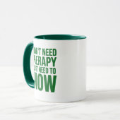 Grappige Quotes over Grasmaaien Mok Grasmaaier Cad (Voorkant links)