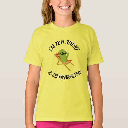 Grappige quotes T-shirt voor kinderen (Voorkant)