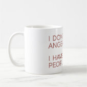 Grappige Quotesmok met Boosheid Koffiemok (Links)