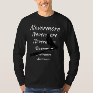Grappige Quoth Raven Nevermore Edgar Allan Poe Lit T-shirt