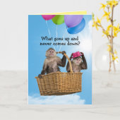 Grappige Raadsel Voor Verjaardagsfelicitatie Oude Kaart (Gele Bloem)