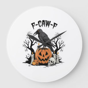 Grappige Raaf, F-Caw-F, Skull Raven, Gotische Kraa Grote Klok