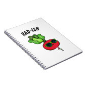 Grappige Radijs Pun Notitieboek (Rechterzijde)
