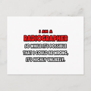 Grappige Radiograaf.. Zeer onwaarschijnlijk Briefkaart