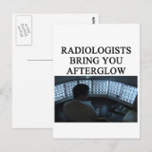 grappige radiografie briefkaart (Voorkant / Achterkant)