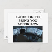 grappige radiografie briefkaart (Voorkant / Achterkant)