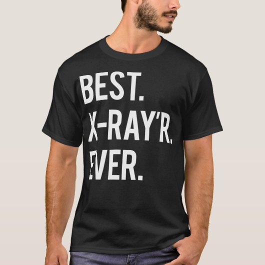 Grappige radiologie technicus Röntgen T  T-shirt (Voorkant)