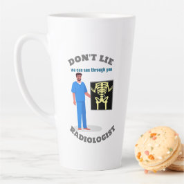 Grappige Radioloog Custom Radiology Specialty Latte Mok