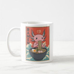 Grappige Ramen Axolotl Noedelliefhebber Schattig W Koffiemok