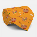 Grappige Ramen Noedels All Over Print Stropdas<br><div class="desc">Deze in het oog springende stropdas voegt zeker een vleugje plezier en grilligheid toe aan elke outfit. De all-over print is voorzien van schattige ramen noodles in verschillende vormen en maten, zwemmen in een zee hartige bouillon. Het is de perfecte manier om je liefde voor ramen te shows, of gewoon...</div>