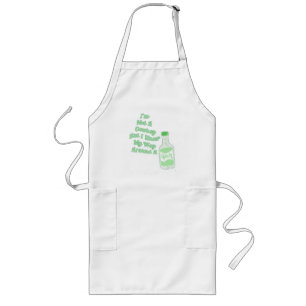Grappige Ranch Dressing Cowboy Humor Kunst Logo Lang Schort