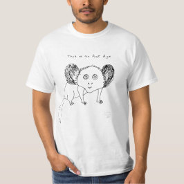 Grappige Rare Aye Aye Tshirt - Slecht Getekend Die