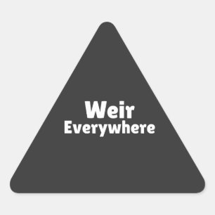 Grappige Rare Overal Humor Spreuk Grafisch  Sticker