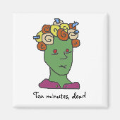 Grappige RARE SLAPERIGE Cartoon Magneet (Voorkant)