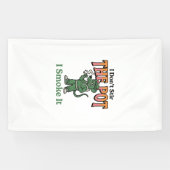 Grappige rat pot citaat vintage graveerontwerp_1 spandoek (Horizontaal)