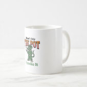 Grappige rat pot quote vintage graveerontwerp_1 koffiemok (Voorkant rechts)