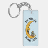 grappige rat sleutelhanger (Voorkant Links)