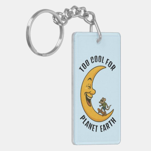 grappige rat sleutelhanger (Voorkant Links)