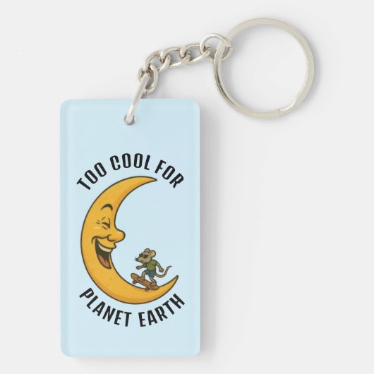 grappige rat sleutelhanger (achterkant)