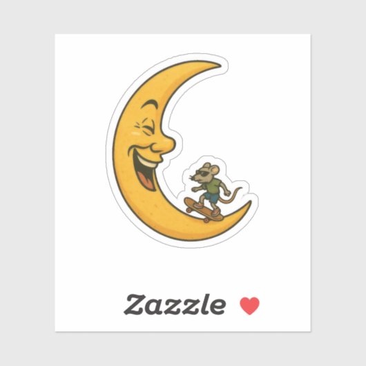 grappige rat sticker (Vel)