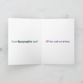 Grappige Raven Verjaardag Kaart (Binnen)