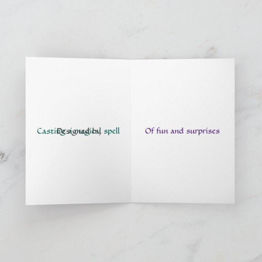 Grappige Raven Verjaardag Kaart (Binnen)