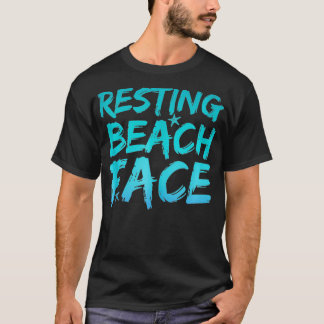 Grappige RBF Zomer Rust Strand Gezicht Vis Tanning T-shirt