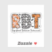 Grappige RBT Halloween geregistreerd gedrag techni Sticker (Vel)