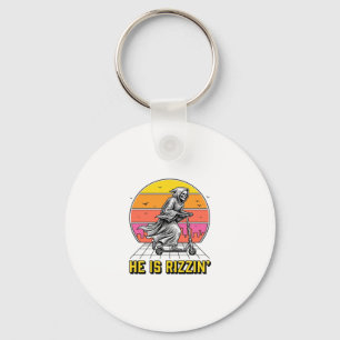 Grappige Reaper Scooter Vintage Sunset Shirt Ontwe Sleutelhanger