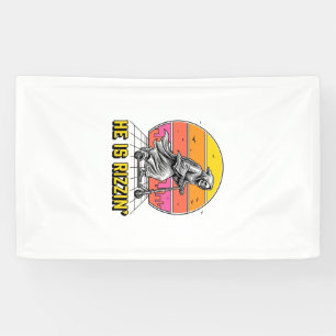 Grappige Reaper Scooter Vintage Sunset Shirt Ontwe Spandoek