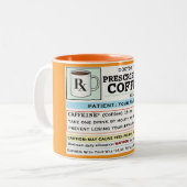 Grappige recept RX koffie aanpasbare mok (Voorkant links)