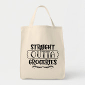 Grappige rechte boodschappen tote bag (Voorkant)