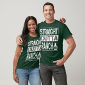 Grappige Rechte Outta Ranch voor Ranch Dressing T-shirt (Unisex)