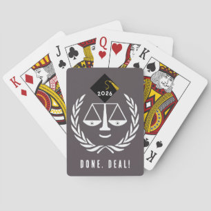 Grappige Rechtenstudie Afstuderen Pokerkaarten