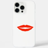 Grappige Red Lips iPhone / iPad case (Achterkant)