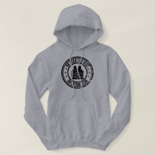 Grappige reddingsvest-inflatieclub op het dek hoodie