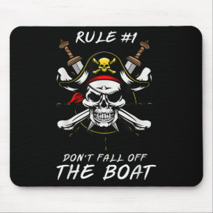 Grappige Regel #1 Val Niet Van De Boot Cruise Tari Muismat