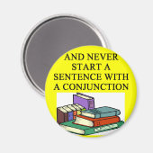 grappige regels voor schrijvers magneet (Voorkant / Achterkant)